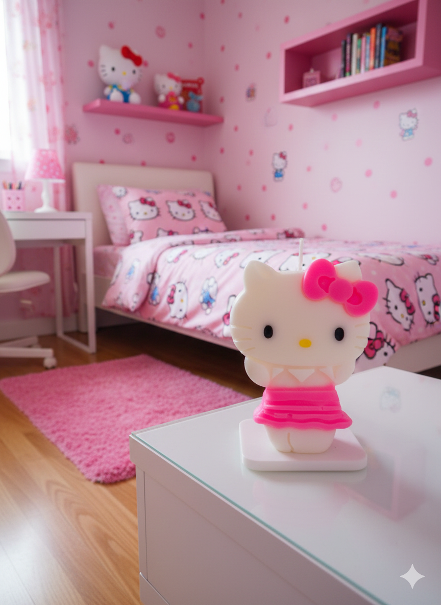 Hello Kitty Candle