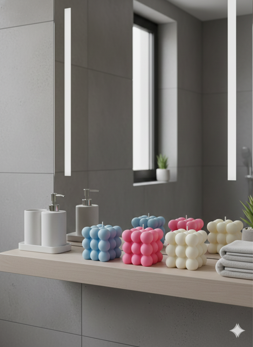 Bubble Candle 3 Pack